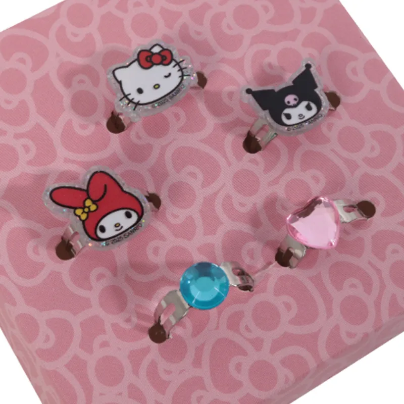 Hello Kitty and Friends 5-Piece Ring Gift Box